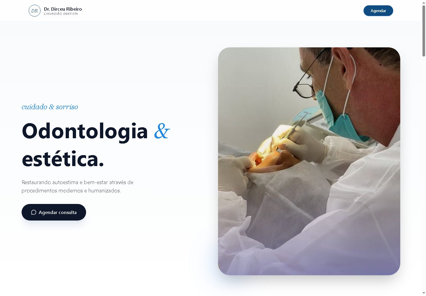 Página inicial de Dr. Dirceu Ribeiro